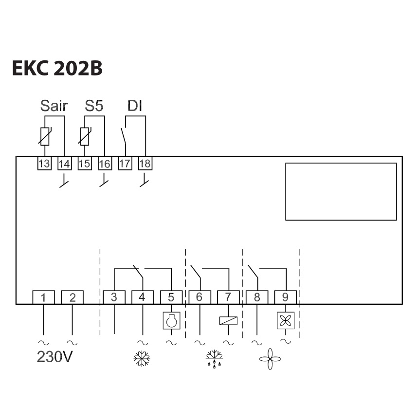 Danfoss 077f3042 bj схема подключения