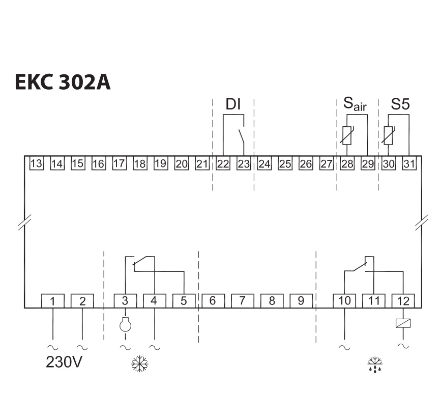 Ekc moscow. Контроллер Danfoss. Контроллер Danfoss EKC 201. Схема подключения контроллера Danfoss EKC 101. Контроллер Данфосс выносной терминал.